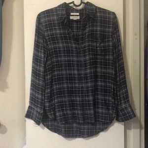 Treasure & Bond Boyfriend Plaid Flannel